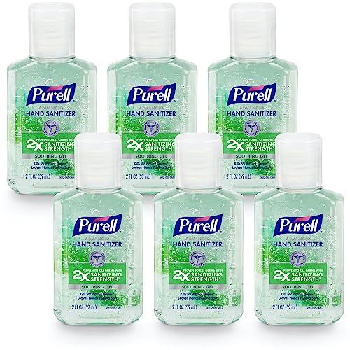 PURELL Advanced Hand Sanitizer Soothing Gel 2 oz 6-Pack