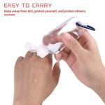 5-Pack Refillable Travel Bottles with Clip