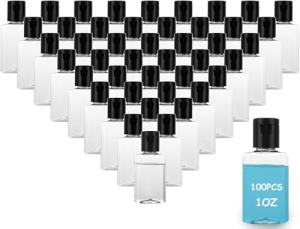 100 Pack Mini Refillable Travel Bottles