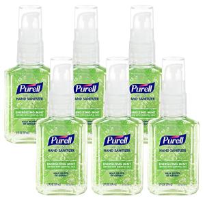 Energizing Mint Hand Sanitizer Gel, 6-Pack