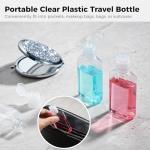 Clear Travel Bottles - 100 Pack of 1 oz Flip Caps