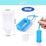 5 Pack Travel Size Hand Sanitizer Keychain Holders