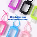 5 Pack Travel Size Hand Sanitizer Keychain Holders