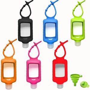MEMOVAN Travel Plastic Bottles with Silicone Sleeves
