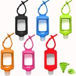 MEMOVAN Travel Plastic Bottles with Silicone Sleeves