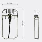5 Pack Slim Spray Bottles with String – 30ML