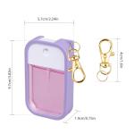 VANEST Silicone Keychain Case for Touchland Sanitizer