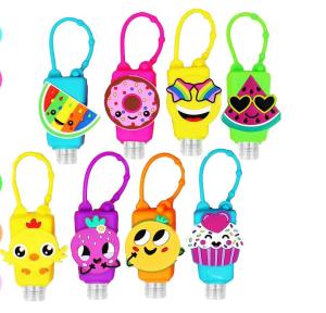 Kids Travel Size Hand Sanitizer Keychain Holders - 8 pcs