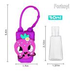 Kids Travel Size Hand Sanitizer Keychain Holders - 8 pcs