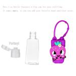 Kids Travel Size Hand Sanitizer Keychain Holders - 8 pcs