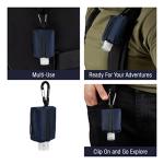Travel Hand Sanitizer Keychain with Clip-On Holder