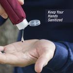 Travel Hand Sanitizer Keychain with Clip-On Holder