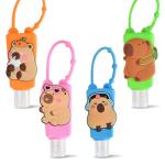 4 Pack Refillable Travel Size Hand Sanitizer Holders