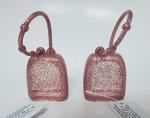 2 Pack PocketBac Hand Sanitizer Holder "Sparkled Pink