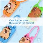 4 Pack Refillable Travel Size Hand Sanitizer Holders