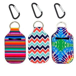 Kim Hand Sanitizer Holder Keychain - 1 oz Travel Size