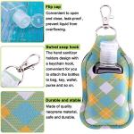 40-Piece Travel Bottle Set with Keychain Holders