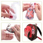 40-Piece Travel Bottle Set with Keychain Holders