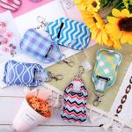 40-Piece Travel Bottle Set with Keychain Holders