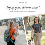 Cute Floral Cat Hand Sanitizer Holder Pouch