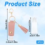3-Piece Portable Keychain for Mini Bottles