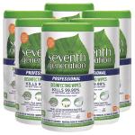 Seventh Generation Lemongrass Disinfecting Wipes, 70 Count