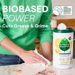 Seventh Generation Lemongrass Disinfecting Wipes, 70 Pack