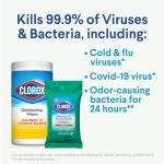 Clorox On-The-Go Disinfecting Wipes, Fresh Scent