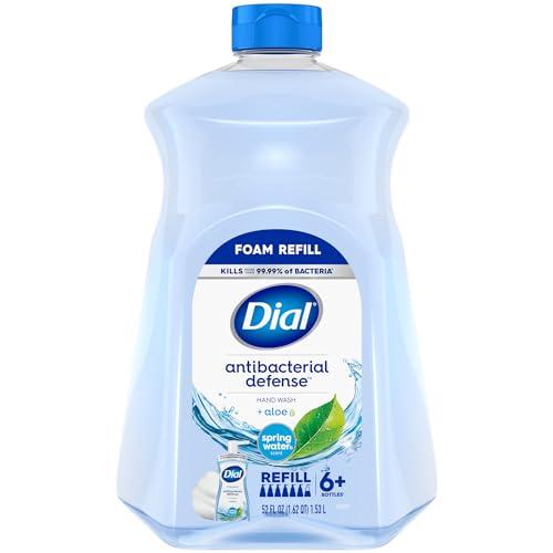 Dial Antibacterial Foaming Hand Soap Refill, Spring Water, 52 oz