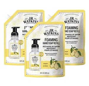 J.R. Watkins Lemon Foaming Hand Soap Refill - 3 Pack