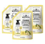 J.R. Watkins Lemon Foaming Hand Soap Refill - 3 Pack