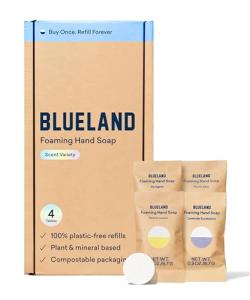 BLUELAND Eco-Friendly Foaming Hand Soap Tablets