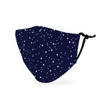 Kids' Adjustable Washable Cloth Face Mask - Starry Night