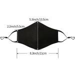 5-Pack Adjustable Cotton Face Masks with Filters