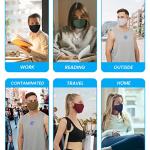 Washable, Reusable 3-Ply Face Masks 6 Pack