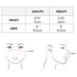 3 Pack Adjustable Retro Cloth Face Masks