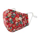 Reusable Cotton Floral Face Mask with Filter Pocket