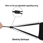 5-Pack Adjustable Cotton Face Masks with Filters