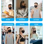 Washable 3-Ply Face Masks 6-Pack - Black