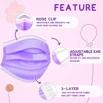 Colorful 3-Ply Kids Disposable Face Masks 100 Pcs