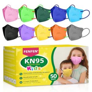 KN95 Face Masks for Kids - 50 Pack