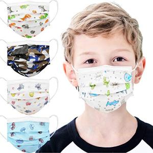 Kids 3-Layer Disposable Face Masks 50 Pack