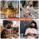100 Pack Kids Black Disposable Face Masks