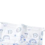 50 Pack Disposable Kids Face Masks - Blue