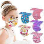 50Pcs Kids 3 Ply Face Masks for School