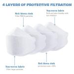 60 Kids KF94 Disposable Four-Layer Face Masks