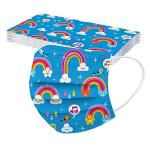 50Pcs Kids 3 Ply Face Masks for School