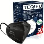 Teqifu 50 Pack Black KN95 Face Masks