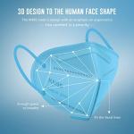 WWDOLL KN95 Masks - 25 Pack, 5 Colors