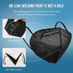 50 Pack Black KN95 Disposable Face Masks